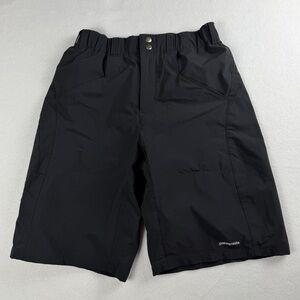Patagonia Men's Nylon Blend Outdoor Hiking Shorts Black Medium Style#2459589